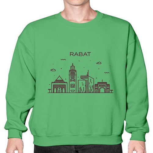 Rabat 1704# - cities- Sweatshirt - Crew