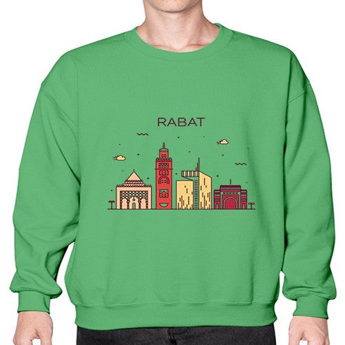 Rabat 1706# - cities- Sweatshirt - Crew