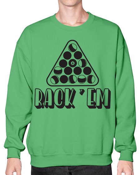 Rack em 558# - billards- Sweatshirt - Crew