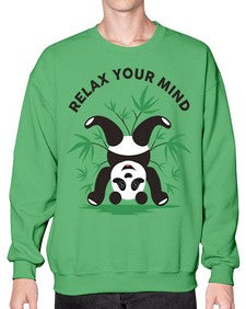Relax Your Mind 496# - yoga- Sweatshirt - Crew