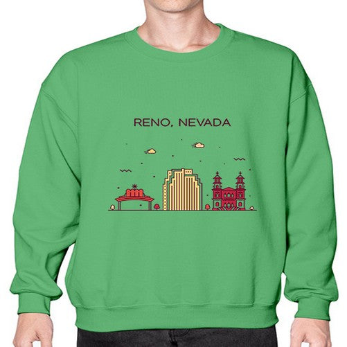 Reno 1714# - cities- Sweatshirt - Crew