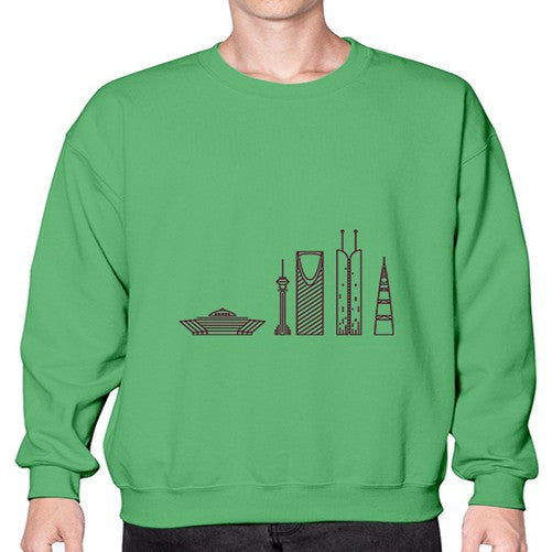 Riyadh 1740# - cities- Sweatshirt - Crew