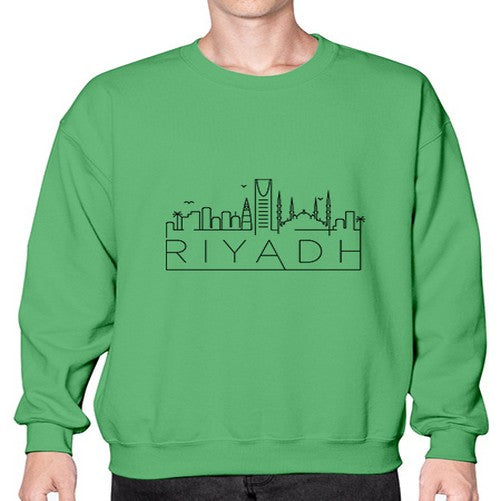 Riyadh Minimal Skyline 1738# - cities- Sweatshirt - Crew