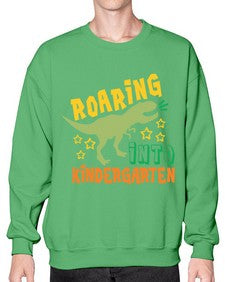 Roaring Into Kindergarten 754# - kindergarten- Sweatshirt - Crew
