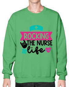 Rocking The Nurse Life Style Style 1360# - nurse- Sweatshirt - Crew