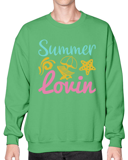 SUMMER LOVIN Style 2# - summer- Sweatshirt - Crew