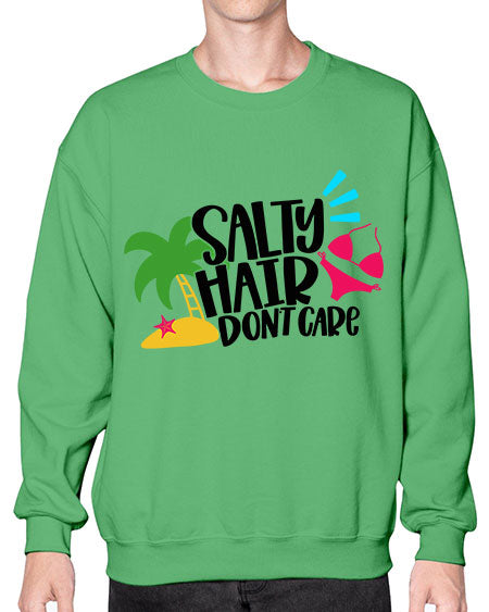 Salty Hair Dont Care Style 29# - summer- Sweatshirt - Crew
