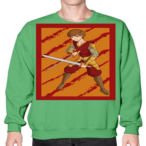 Samurai boy 95# - anime- Sweatshirt - Crew