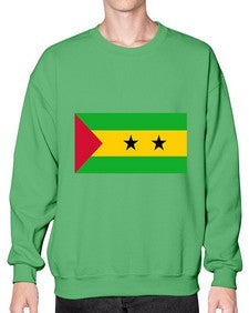 Sao Tome and Principe 1799# - world flags- Sweatshirt - Crew