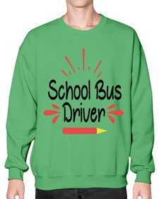 School Bus Driver 793# - graduation- Sweatshirt - Crew