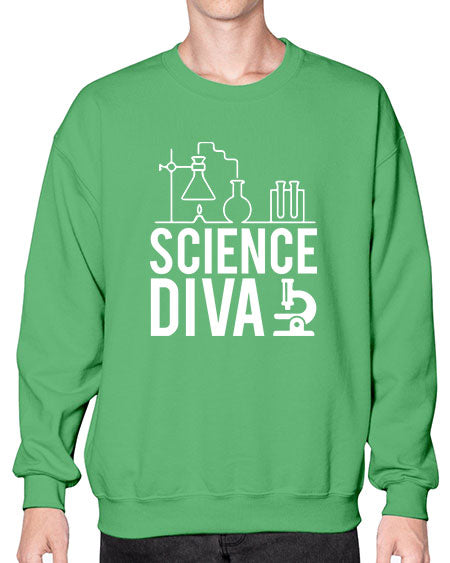 Science Diva 129# - general science- Sweatshirt - Crew