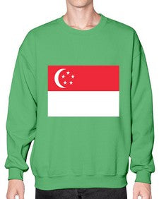 Singapore 1842# - world flags- Sweatshirt - Crew