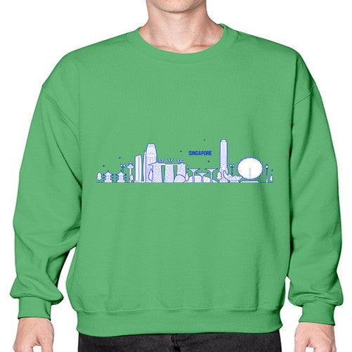 Singapore 1845# - cities- Sweatshirt - Crew