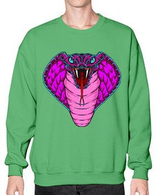 Snake 214# - cartoon animals- Sweatshirt - Crew