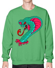 Snake 215# - cartoon animals- Sweatshirt - Crew