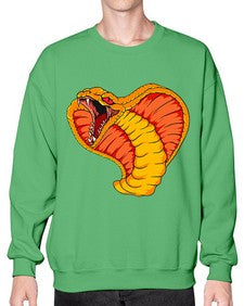 Snake 216# - cartoon animals- Sweatshirt - Crew