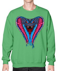 Snake 224# - cartoon animals- Sweatshirt - Crew