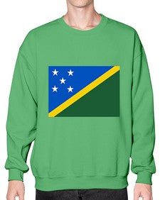 Solomon Islands 1855# - world flags- Sweatshirt - Crew