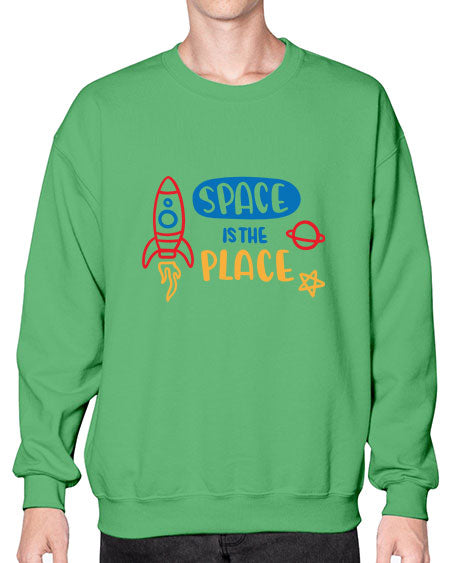 Spaceistheplace 11# - space- Sweatshirt - Crew