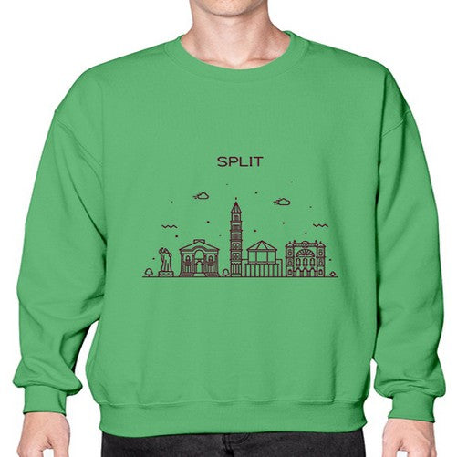 Split 1875# - cities- Sweatshirt - Crew
