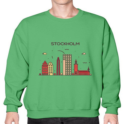 Stockholm 1894# - cities- Sweatshirt - Crew