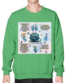 Straight Aquarius 468# - aquarius- Sweatshirt - Crew