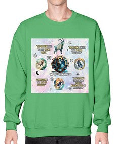 Straight Capricorn 471# - capricorn- Sweatshirt - Crew