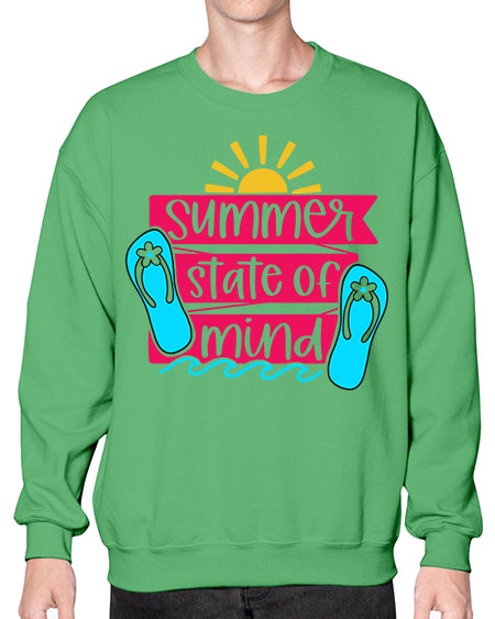 Summer State Of Mind Style 21# - summer- Sweatshirt - Crew