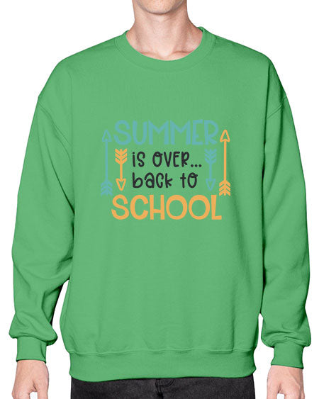 Summer is over back to school 12# - summer- Sweatshirt - Crew