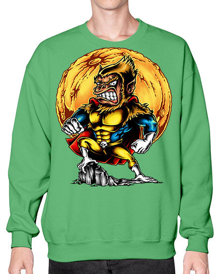 Super Monkey - Files - monkey- Sweatshirt - Crew