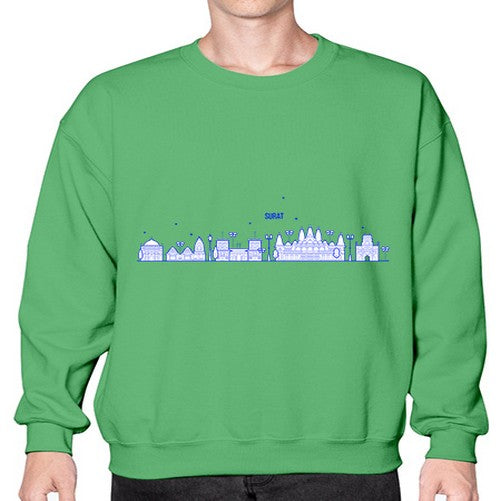 Surat 1909# - cities- Sweatshirt - Crew