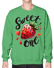 Sweet One Strawberry 1597# - strawberry- Sweatshirt - Crew