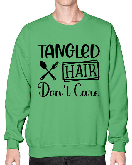 Tangled hair dont care 01# - summer- Sweatshirt - Crew