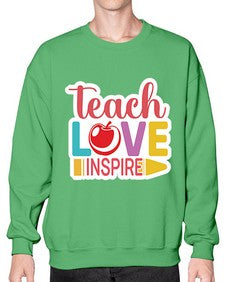 Teach Love Inspire 1443# - teacher- Sweatshirt - Crew