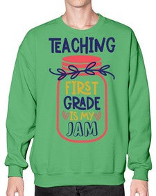 Teaching First Grade 932# - first grade- Sweatshirt - Crew