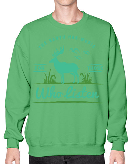 The Earth Has Music 15# - nature- Sweatshirt - Crew