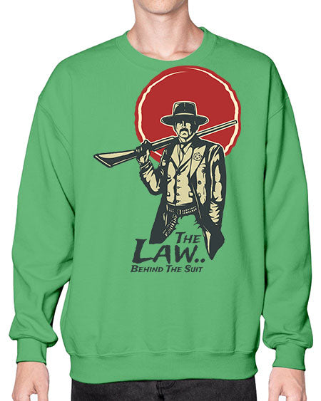 The Law Behind The Suit 1520# - lawyer- Sweatshirt - Crew