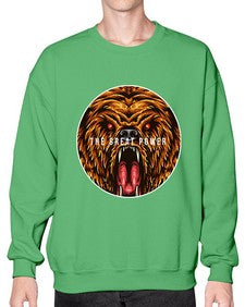 The great power of bear 250# - cartoon animals- Sweatshirt - Crew