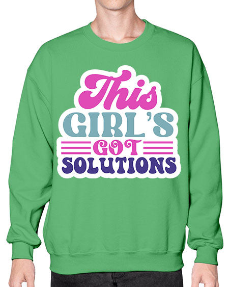 This girls got solutions 16# - general science- Sweatshirt - Crew