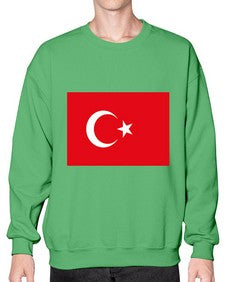 Turkey 2018# - world flags- Sweatshirt - Crew
