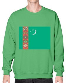 Turkmenistan 2019# - world flags- Sweatshirt - Crew