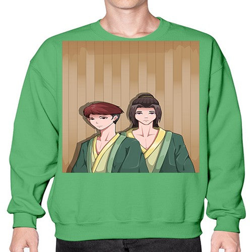 Two man in a hot spring 18# - anime- Sweatshirt - Crew