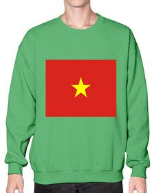 Vietnam 2078# - world flags- Sweatshirt - Crew