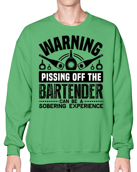 Warning Style 462# - bartender- Sweatshirt - Crew