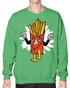 Weekend is near 265# - cartoon general- Sweatshirt - Crew