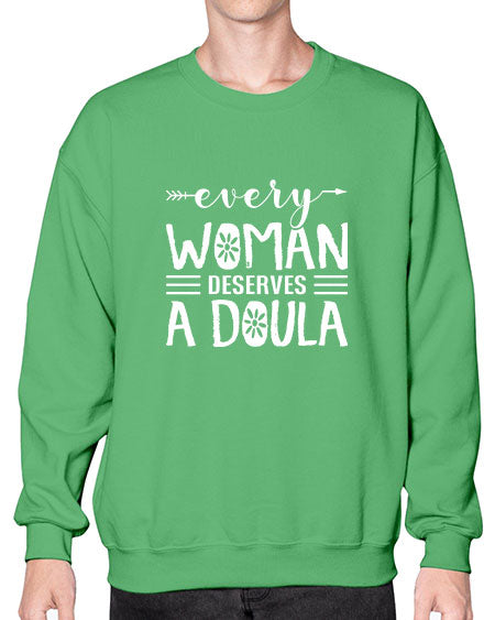 Womenseverywomandeservesadoula1651# - doubla- Sweatshirt - Crew