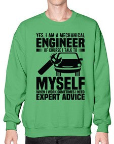 Yes I Am A Mechanical Style 1671# - engineer- Sweatshirt - Crew
