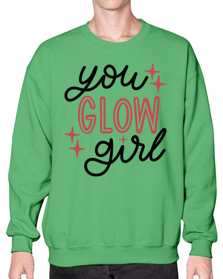 You Glow Girl Style 5# -makeup Sweatshirt - Crew
