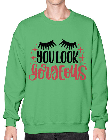 You Look Gorgeous Style 3# -makeup Sweatshirt - Crew