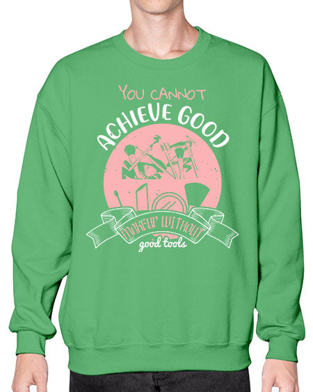 You cannot achieve good makeup without good tools Style 173# -makeup Sweatshirt - Crew